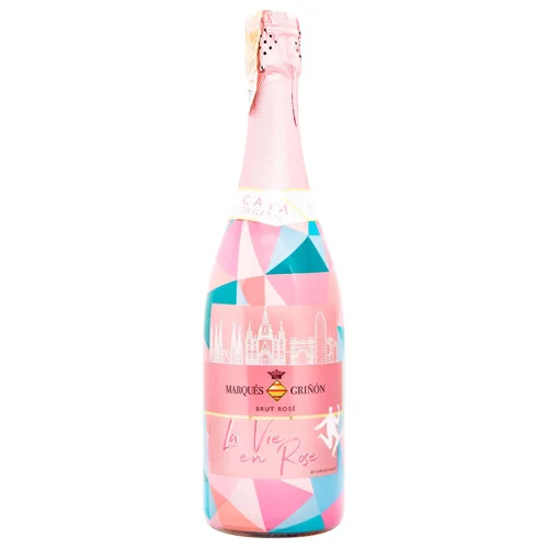 Вино ігристе Marques de Grinon Cava рожеве сухе 11,5% 0,75л