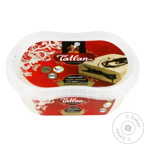 Халва Tatlan Тахінна з шоколадом 300г