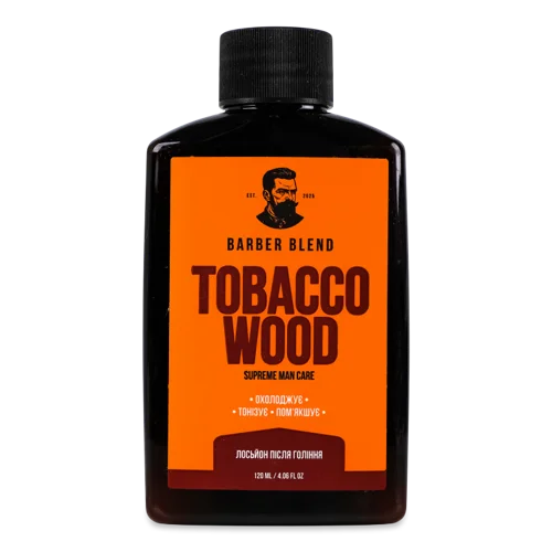 Лосьйон Після Гоління Освіжаючий Tobacco Wood Barber Blend, 120 мл