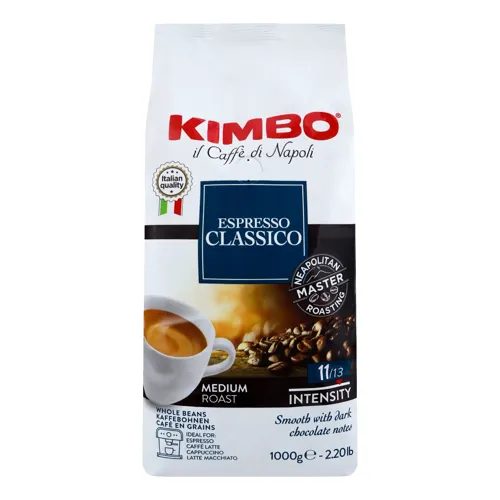 Кава зернова обсмажена Espresso Classico Kimbo м/у 1кг