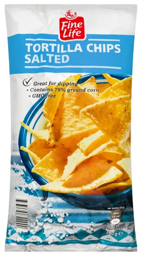 FL ЧІПСИ ТОРТІЛЛА 200Г З СІЛЛЮ