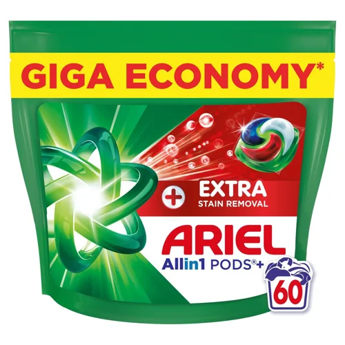 Капсули для прання Ariel Pods Екстрасила для виведення плям 60шт