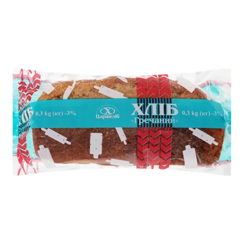 Хліб гречаний «Цар хліб» м/у 0.35кг