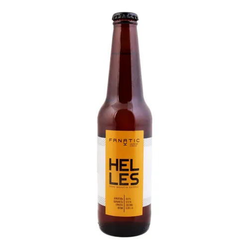 Пиво 0.33л 4.9% світле нефільтроване Helles Fanatic бут