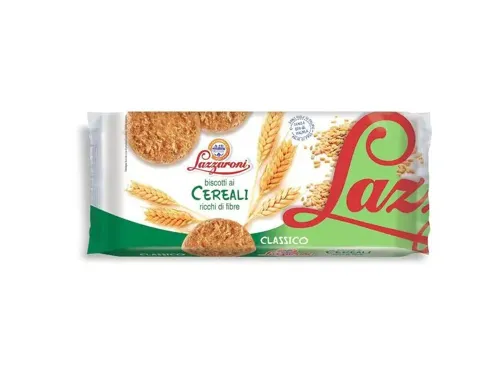 Печиво Lazzaroni Biscotti al Cereali Ricchi di Fibre Classico зернове м/уп 300г