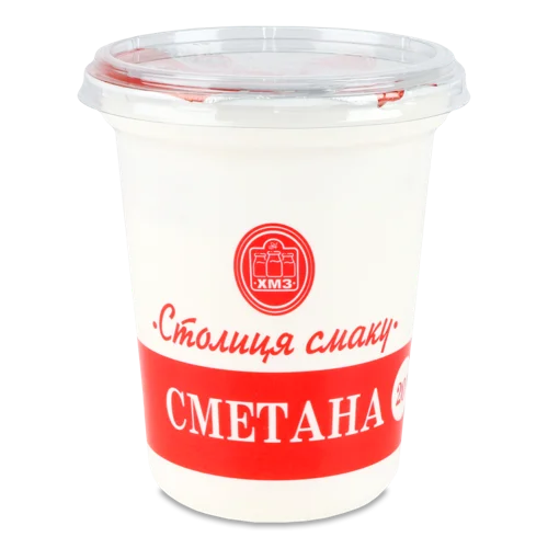 Сметана Пастеризована 20% Столиця Смаку ст, 350г