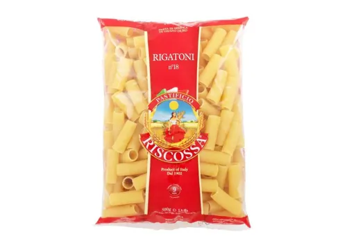 Макаронні вироби Riscossa Рігатоні Труби №18, 500г