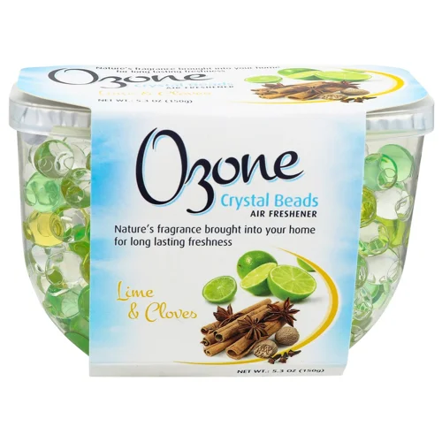 Освіжувач повітря гелевий Ozone Crystal Beads Лайм і гвоздика 150г