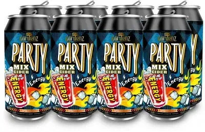 Сидр GardenZ Party Mix Energy 5,4% 0,5л