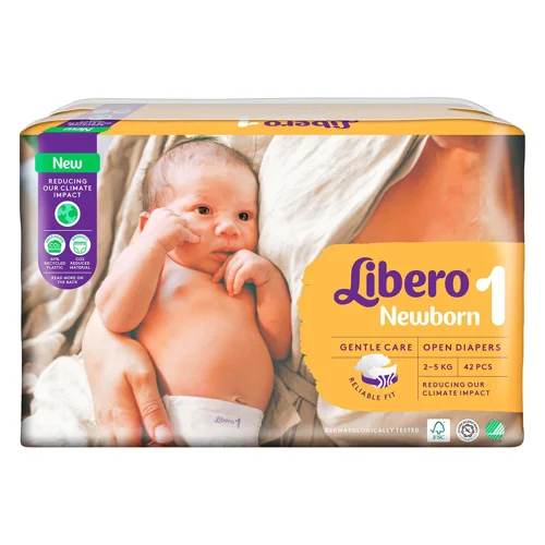 Підгузки Libero Newborn 1 2-5кг 42шт