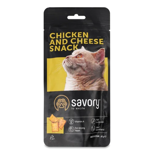 Ласощі Для Котів Подушечки З Куркою Та Сиром В/ґ 60г