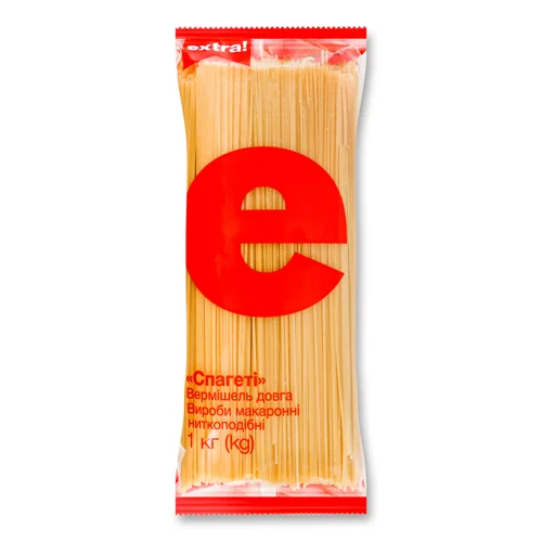 Вироби макаронні Extra! Спагетті,1кг
