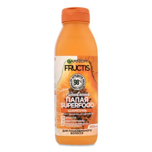Шампунь Відновлення Папая Superfood Fructis, 350мл