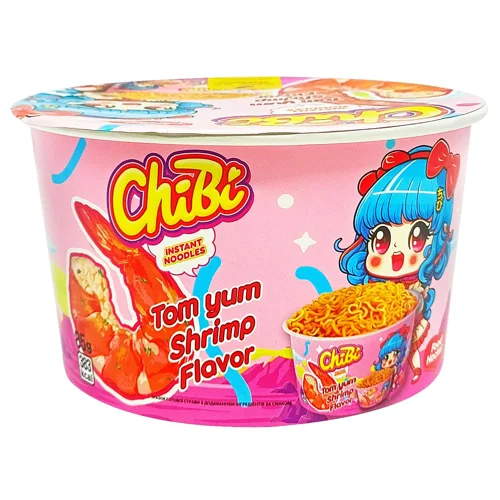 Локшина ChiBi зі смаком том ям з креветками 85г