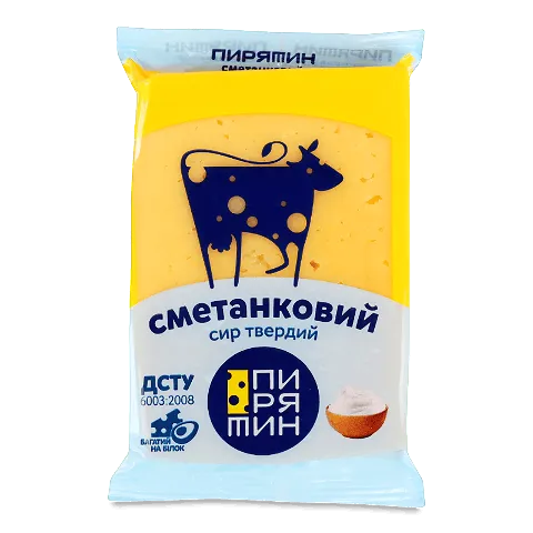 Сир Пирятин Сметанковий 50%, 160г