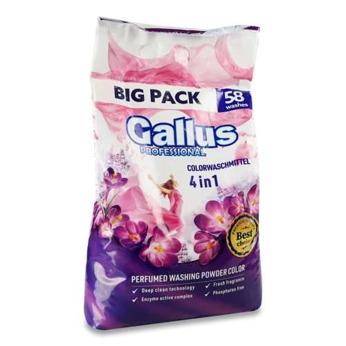 Порошок Стиральний Gallus Professional 4в1 Color, в/к, 1 кг