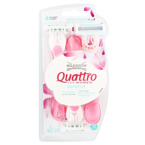 Бритва Wilkinson Sword Quattro Sensitive жіноча 3шт