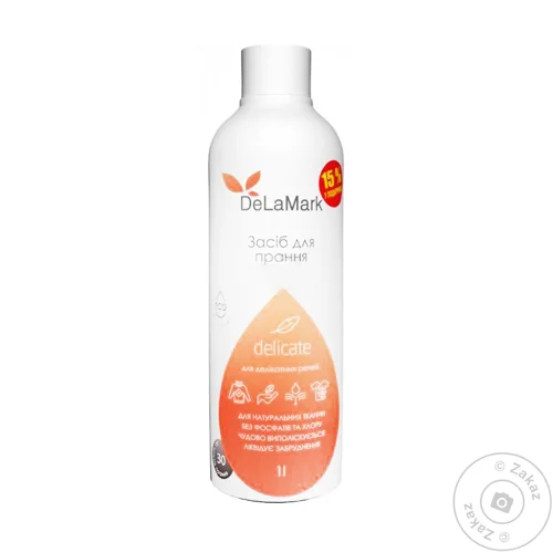 Засіб для прання Delamark Delicate концентрований безфосфатний 1л