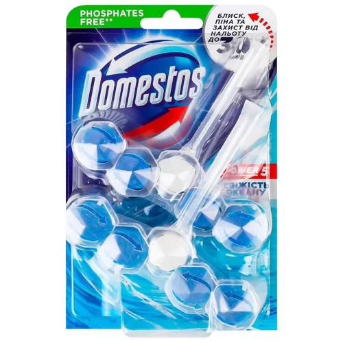 Блок для унітазу Domestos Power 5 Свіжість океану 55г*2шт