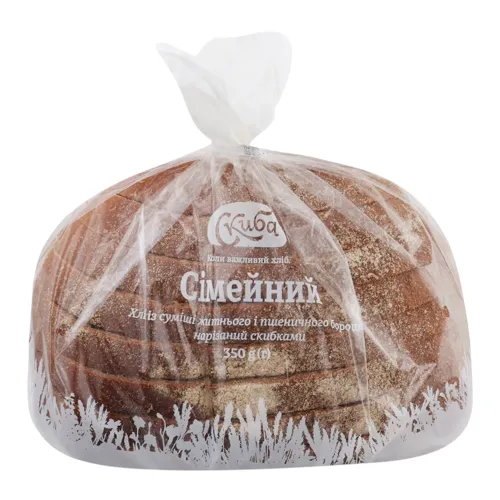 Хліб нарізний Сімейний Скиба м/у 350г