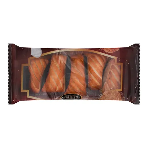 Печиво здобне листкове з начинкою та чорним шоколадом Панцеротті