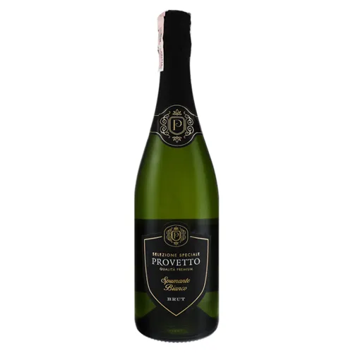 Вино ігристе Provetto Blanco біле брют 10,5% 0,75л