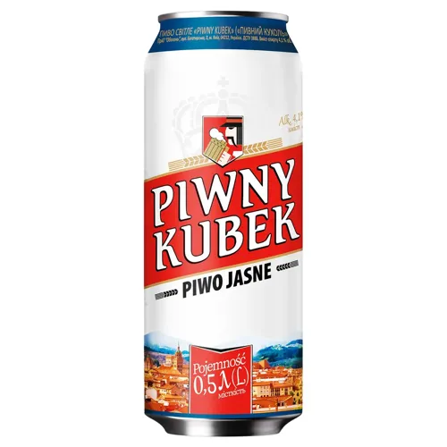 Пиво світле Piwny Kubek 0,5л