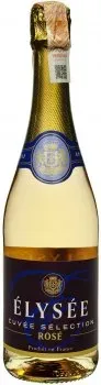 Вино ігристе Elysee Cuvee Selection Rose Demi-Sec рожеве полусухе 0.75л 10.5 %