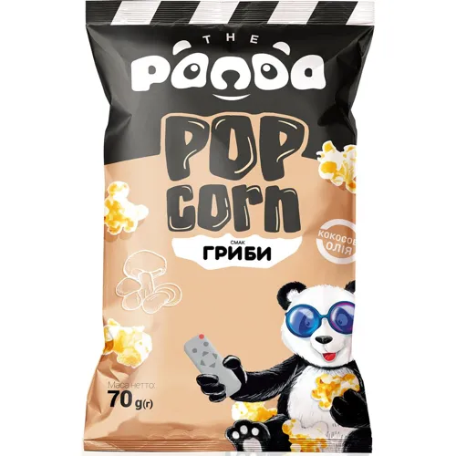 Попкорн Panda зі смаком грибів 70г