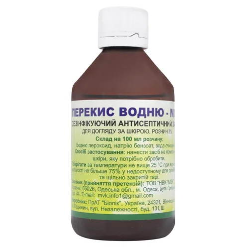 Перекис водню МВК 100мл