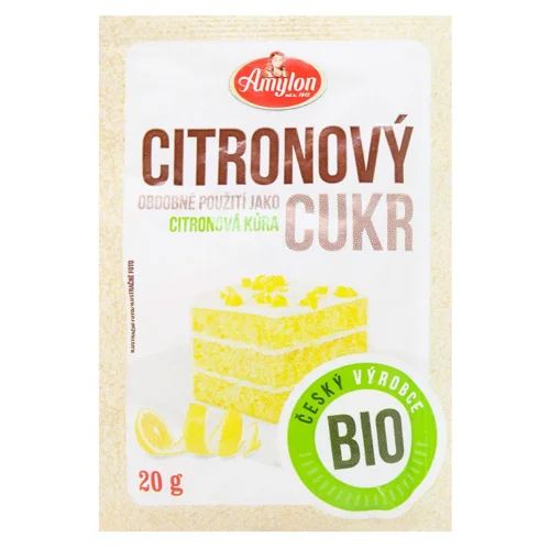 Цукор Amylon з лимоном органічний 20г