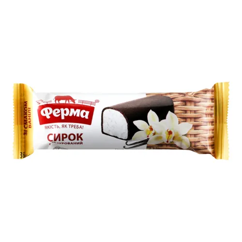 Сирок Ферма глазурований зі смаком ванілі 23% 36г