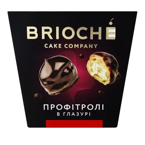 Тістечко Профітролі в глазурі Brioche 0.22кг