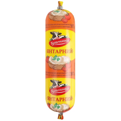 Продукт сирний плавлений Тульчинка Янтарний пастоподібний 48% 200г