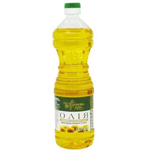 Олія соняшникова Українська Зірка нерафінована 810мл