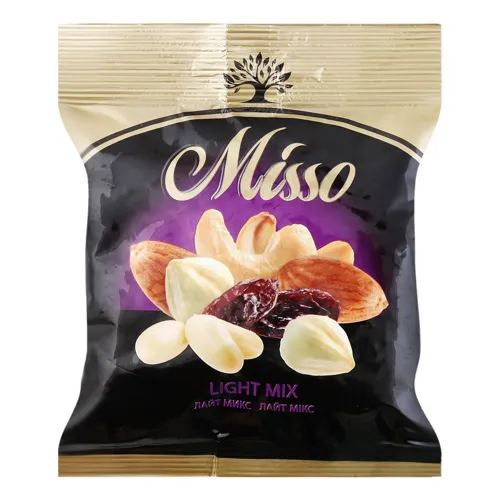Асорті фруктово-горіхове Лайт мікс Misso м/у 60г