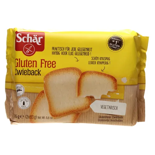 Сухарики Schar легкі без глютену 165г х6