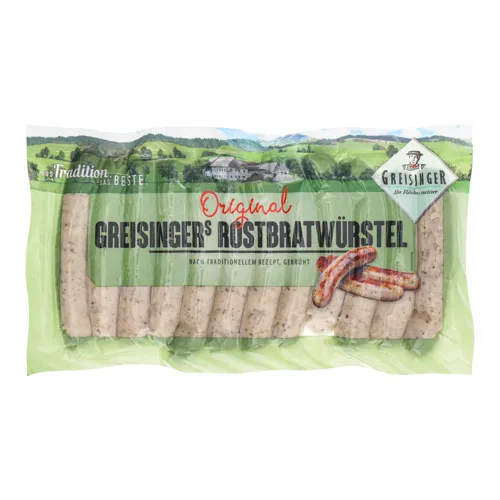 Міні-сосиски для гриля Братвуртскі Greisinger вищого ґатунку 250г