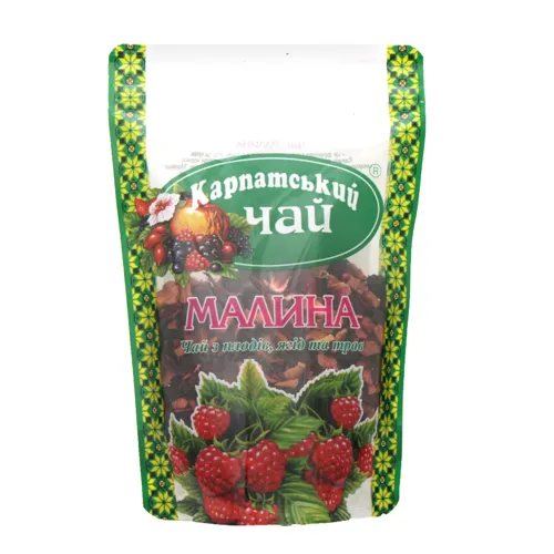 Чай з плодів, ягід і трав Малина Карпатський чай м/у 100г