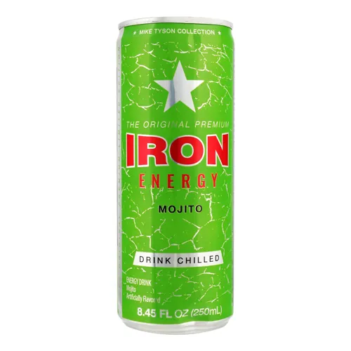 Напій енергетичний середньогазований Mojito Iron з/б 250мл
