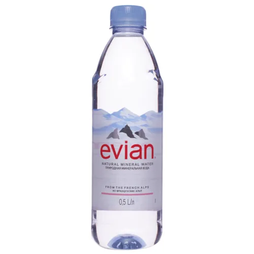 Вода мінеральна негазована Evian п/пл 0.5л