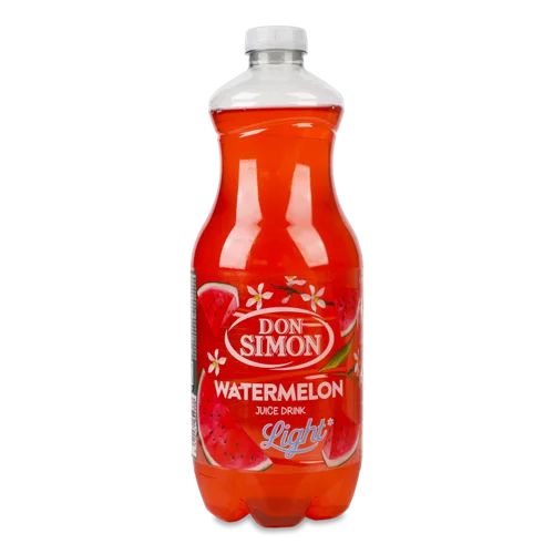 Напій Безалкогольний Соковий Пастеризований З Цукром Та Підсолоджувачем З Смаком кавуна Don Simon, п/пл 1.5л