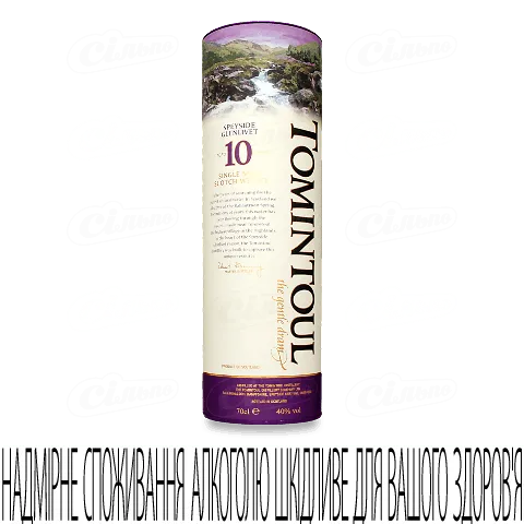 Віскі Tomintoul Single Malt 10 років, 0,7л