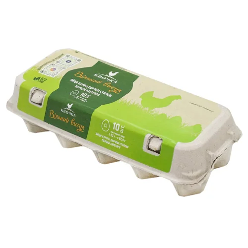 Яйця курячі Квочка Вільний вигул С1 10шт