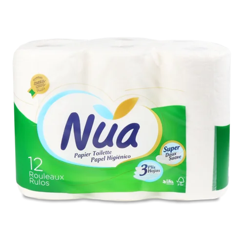Папір Туалетний Nua 3-Шаровий, Вищого Ґатунку, 8 шт.