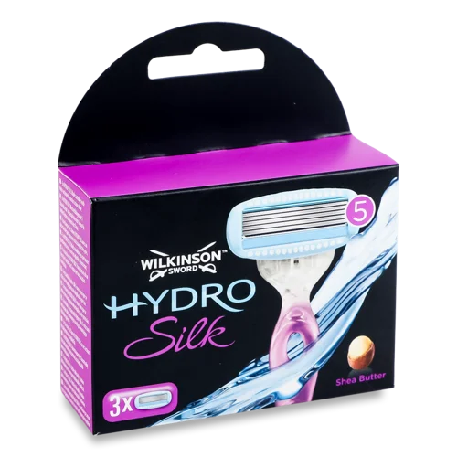 Картриджі Для Бритви Hydro Silk Wilkinson Sword 3шт, в/ґ