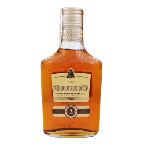 Коньяк ординарний Shustoff 0.25л 40% 3 роки