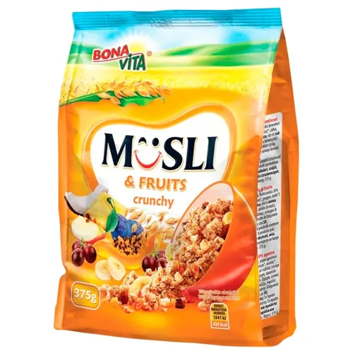 Мюслі Bona Vita з фруктами 375г