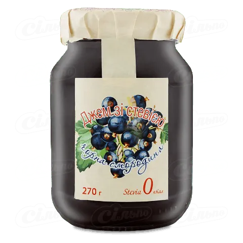 Джем Корисна Кондитерська чорна смородина, 200г