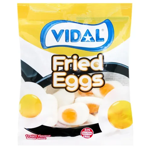 Жувальні цукерки Vidal Смажені яйця 100г